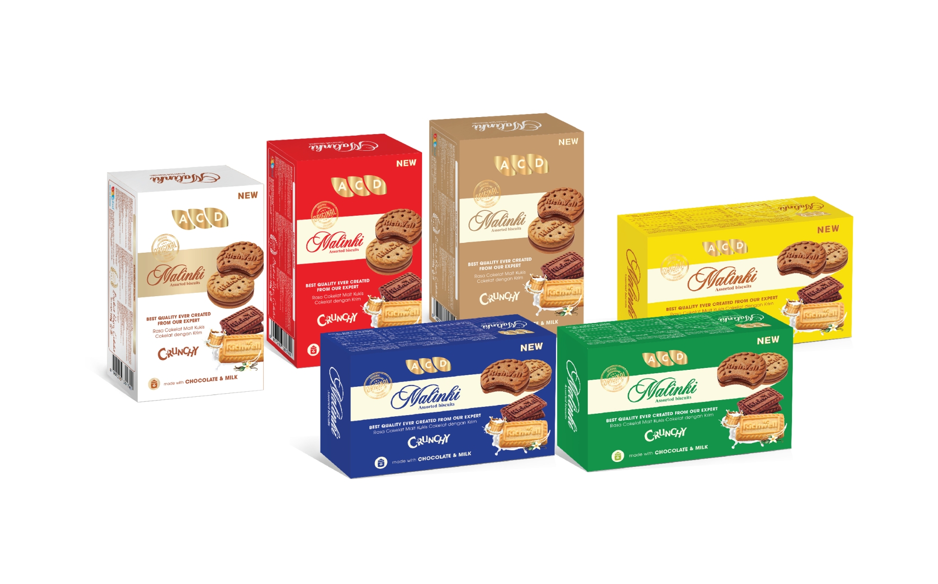 Bánh quy hỗn hợp Malinki 105g